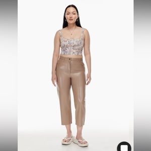 Aritzia Wilfred Melina pant in light taupe